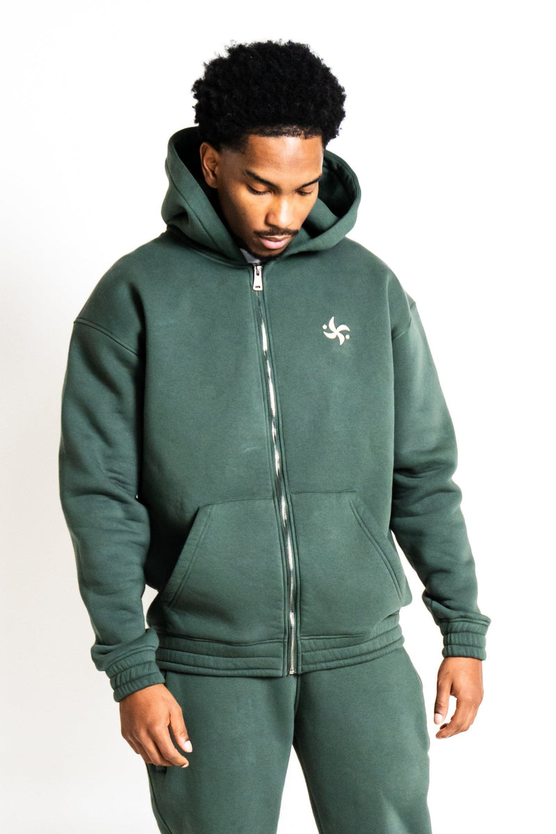 thumbnail image 2 of Green Tracksuit With Removable Number Patches – Unisex Halloween Cosplay Outfit, Cotton Blend 2 of 2