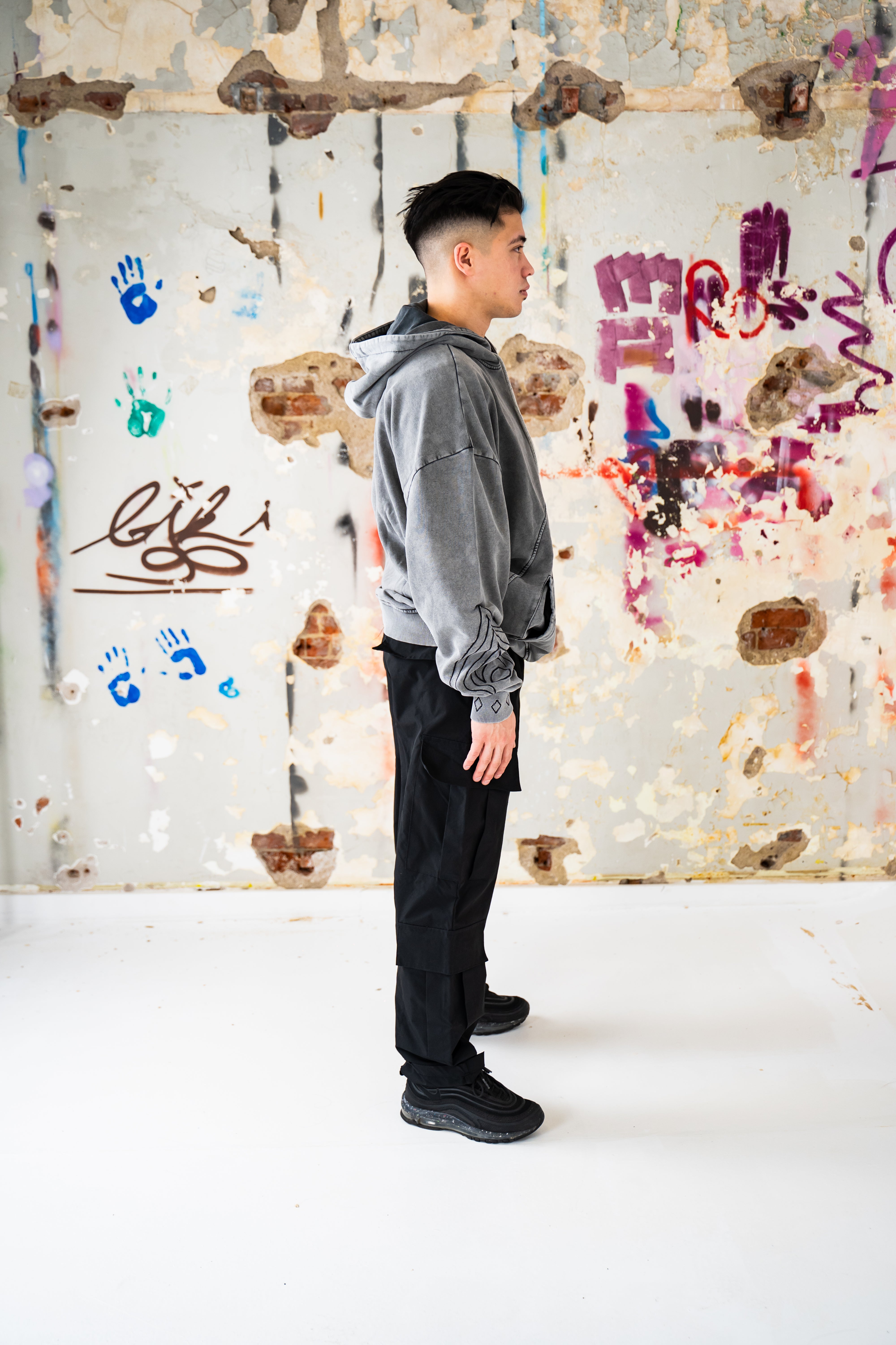 KARMA VINTAGE GREY™ | HOODIE – Rinnegoonz